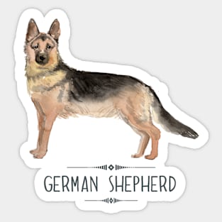 German Shepherd Sticker